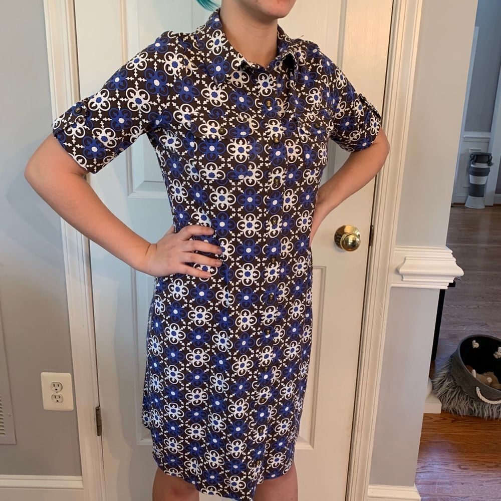 Vintage Charter Club Button Down Dress m